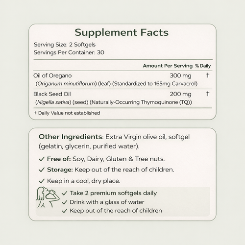 Oregano & Black Seed Immune Complex