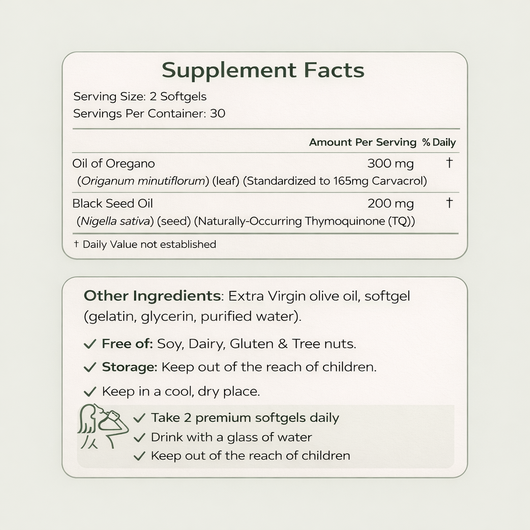 Oregano & Black Seed Immune Complex
