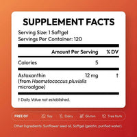 Astaxanthin Antioxidant 12mg